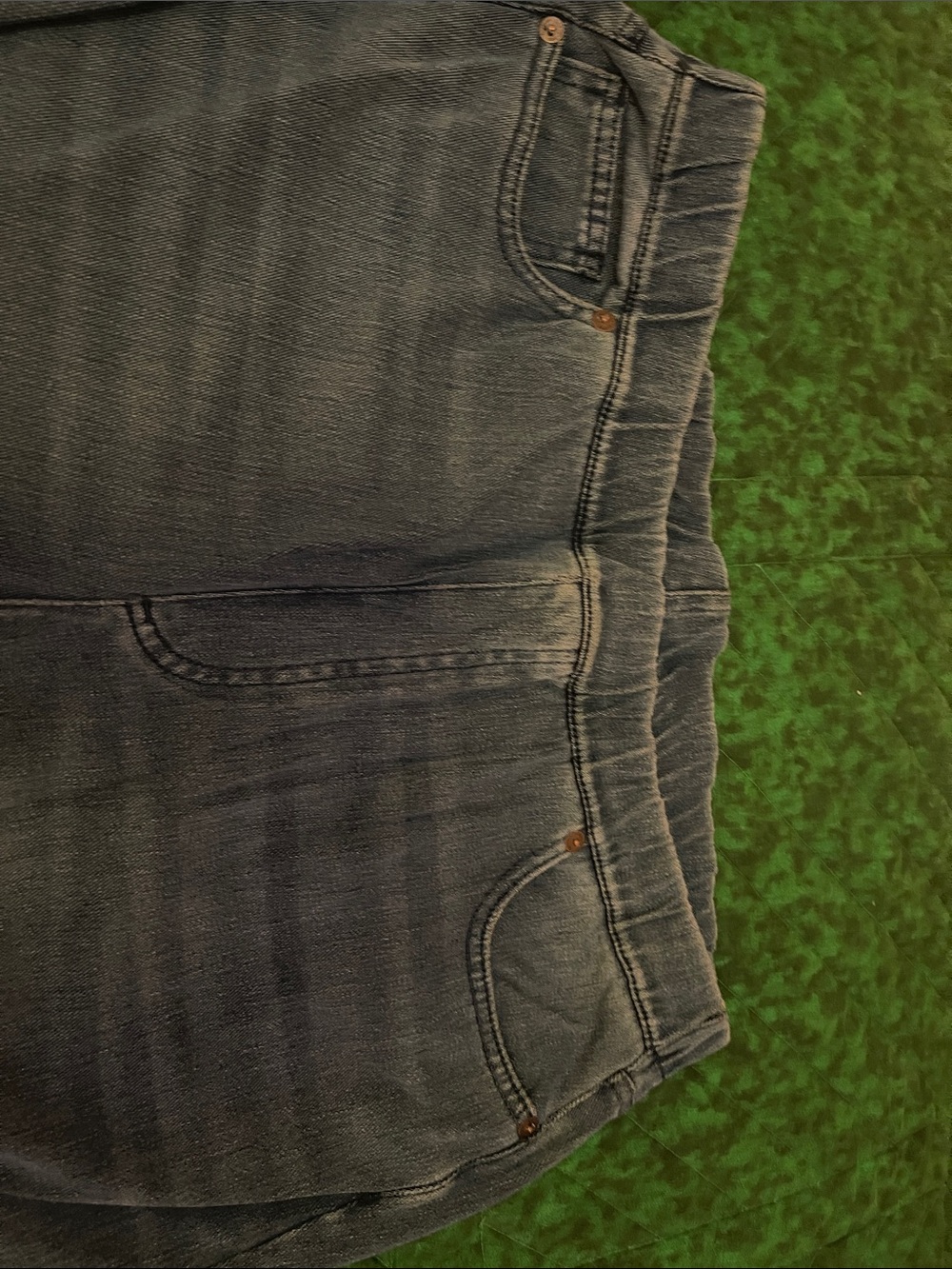 Lands' End Women's Indigo Stretch Skinny Jeans Large Tall Starfish Denim 14/16 - Picture 4 of 11